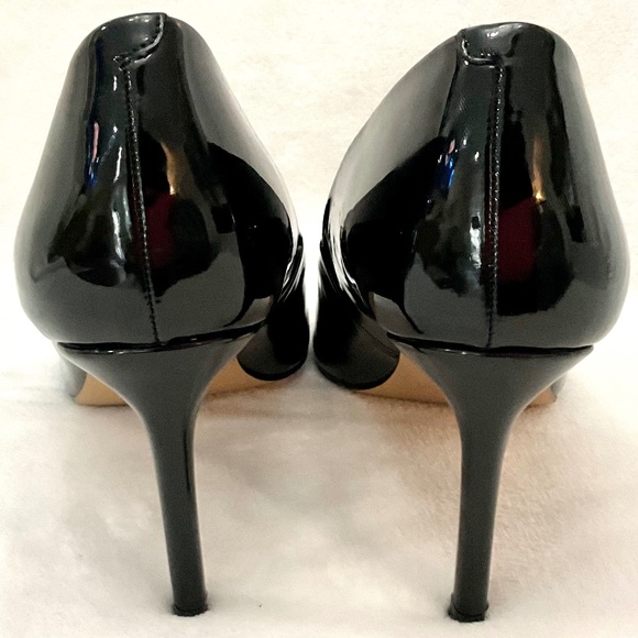 Black JENN ARDOR Patent leather Pointed Toe Dressy High Heels Sz 8 - Picture 11 of 16